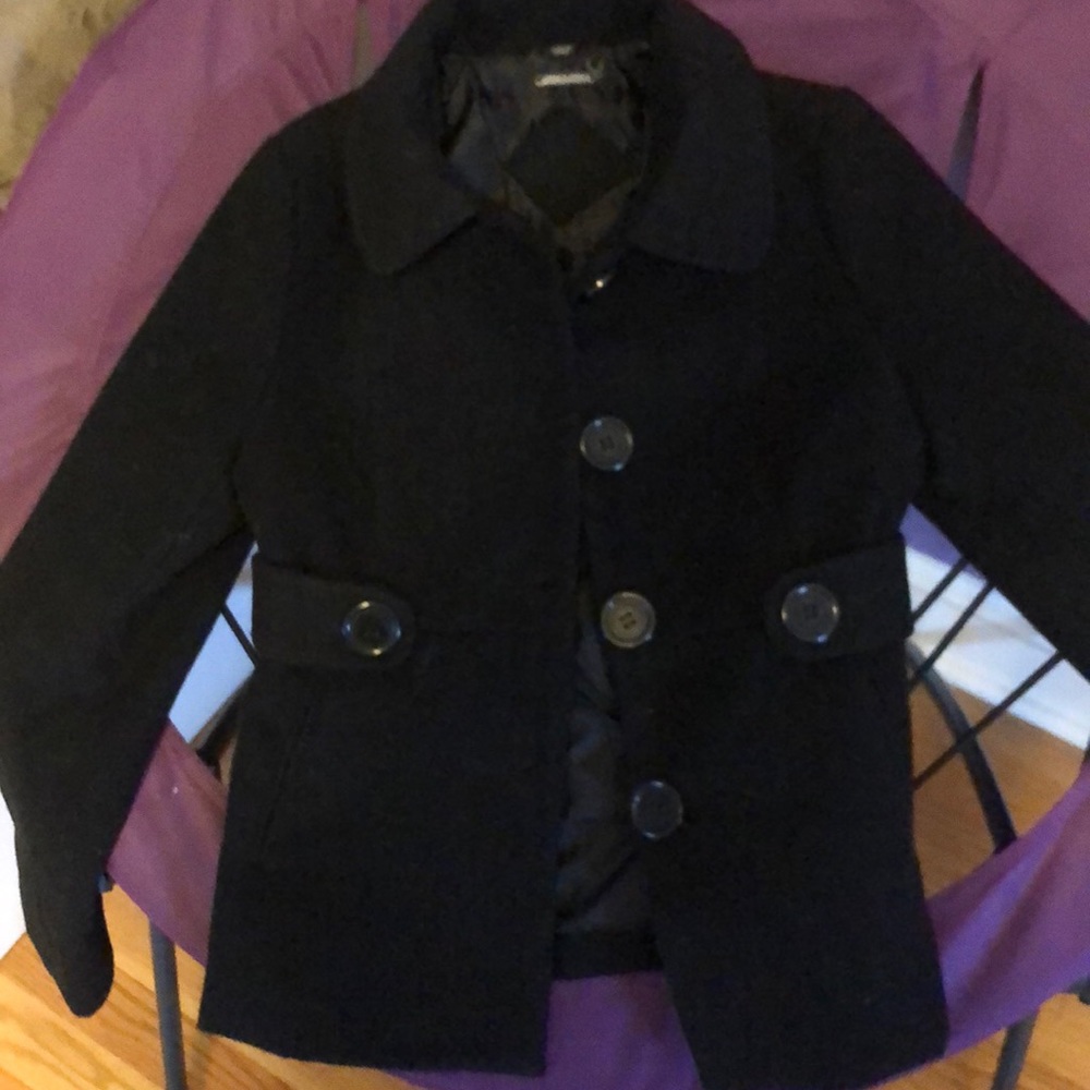 Black girls pea coat